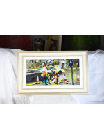 Oil on canvas by Luk Kwok Yeun