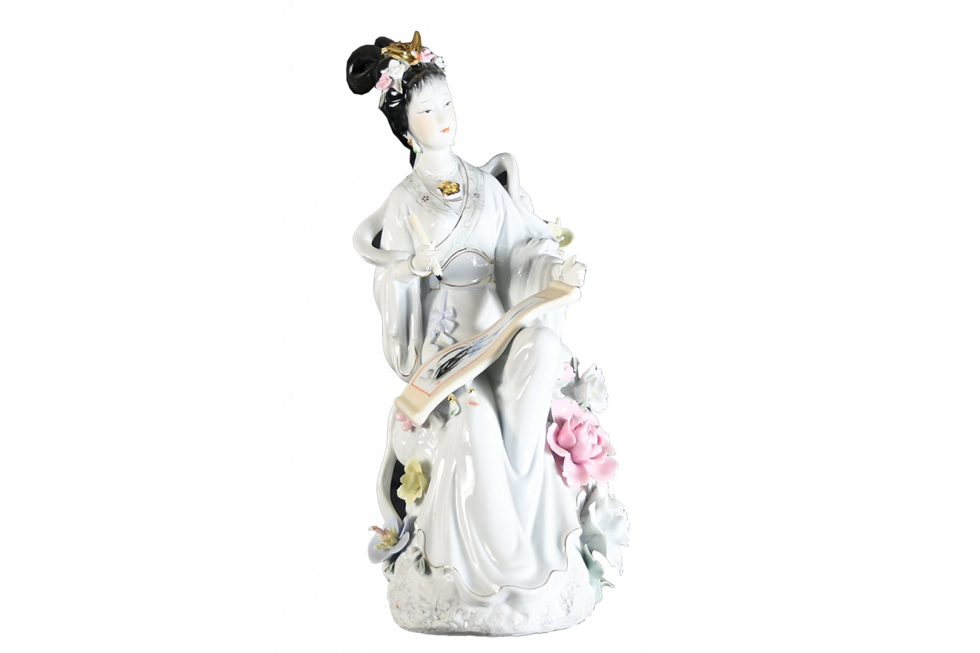 Very Fine Porcelain Geisha Lady