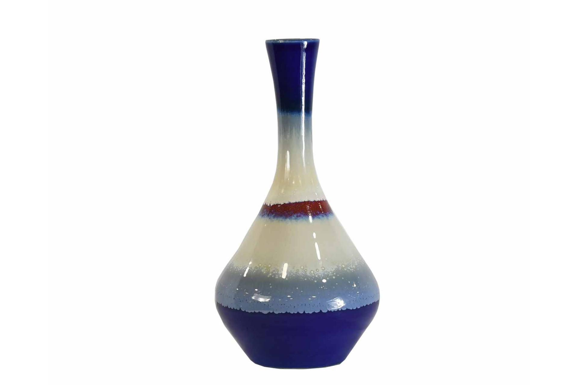 Multi Coloured Oriental Vase