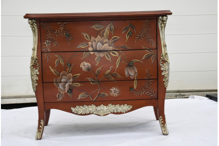 Hand Painted 3 Drawer Chest