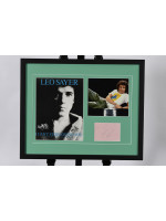 Leo Sayer Framed Presentation with Original Signature