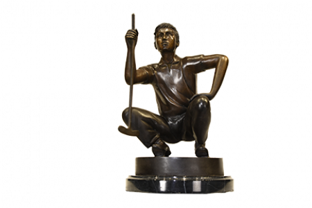 Bronze Golfer on Marble Base Bronze Golfer on Marble Base