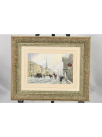 Original Watercolour by John Holmes "George Street" Edinburgh