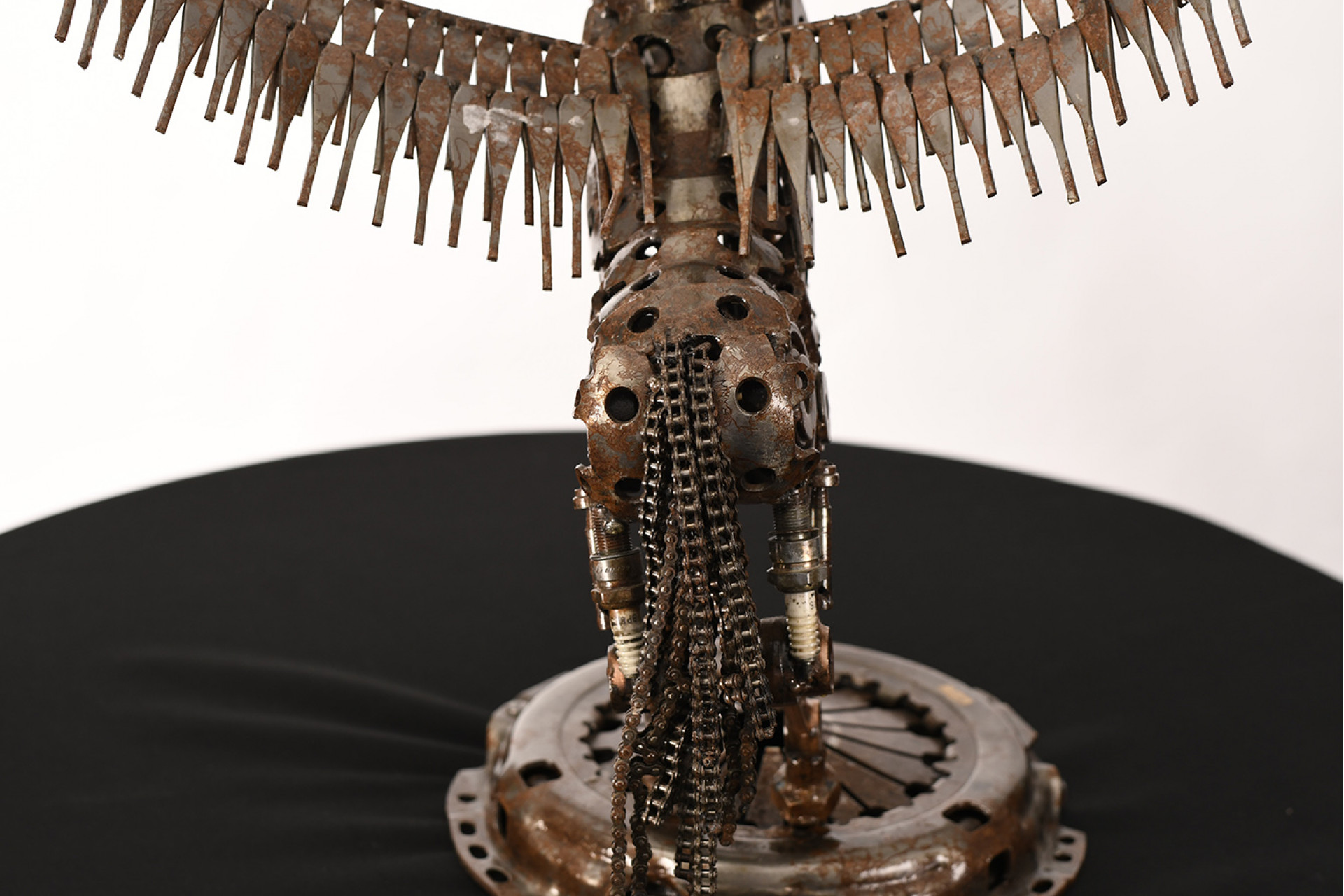 Hand Made Pegasus Metal Sculpture