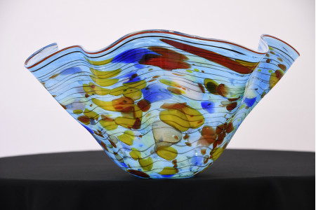 Hand Made Glass Art Bowl