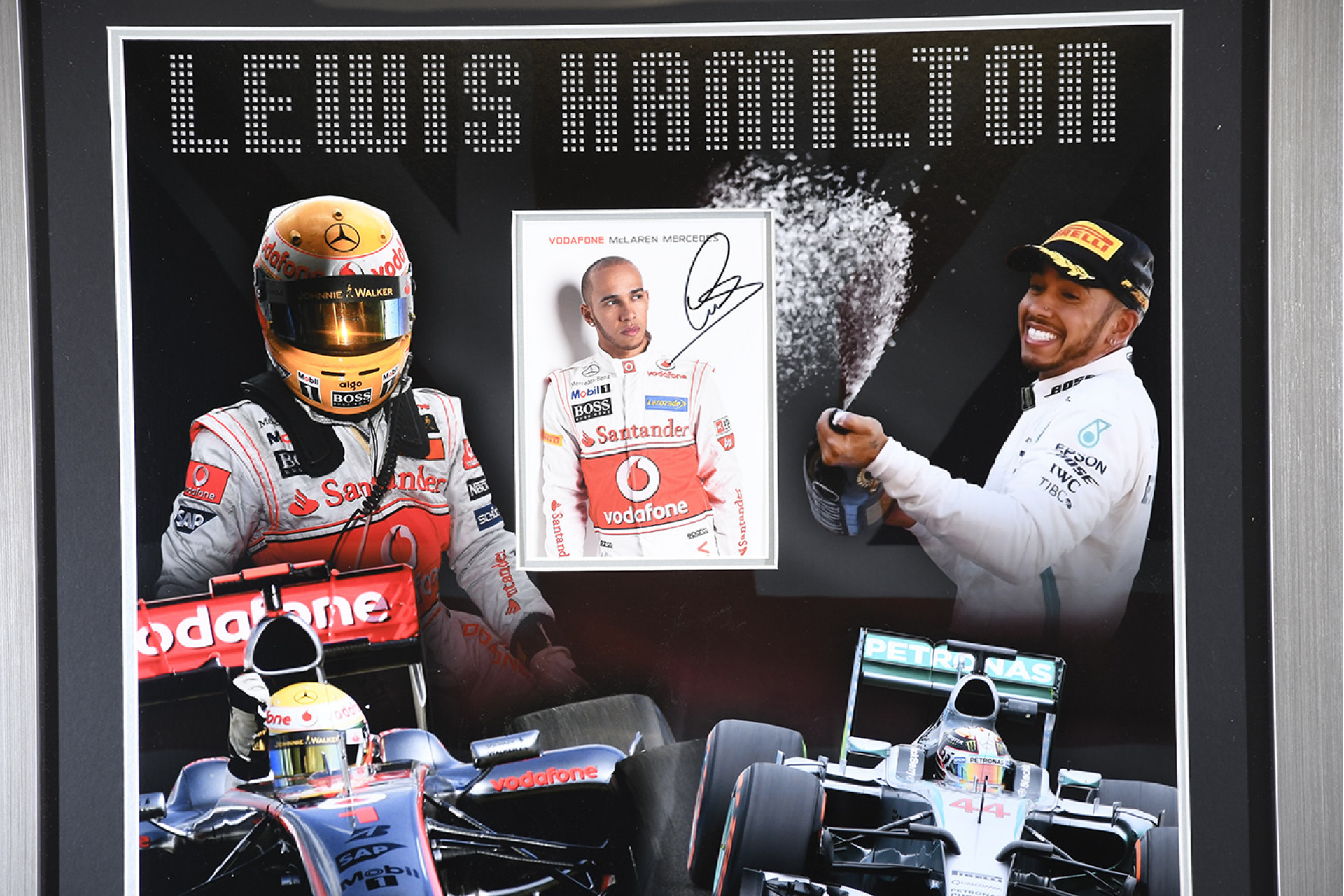 Signed Lewis Hamilton Presentation