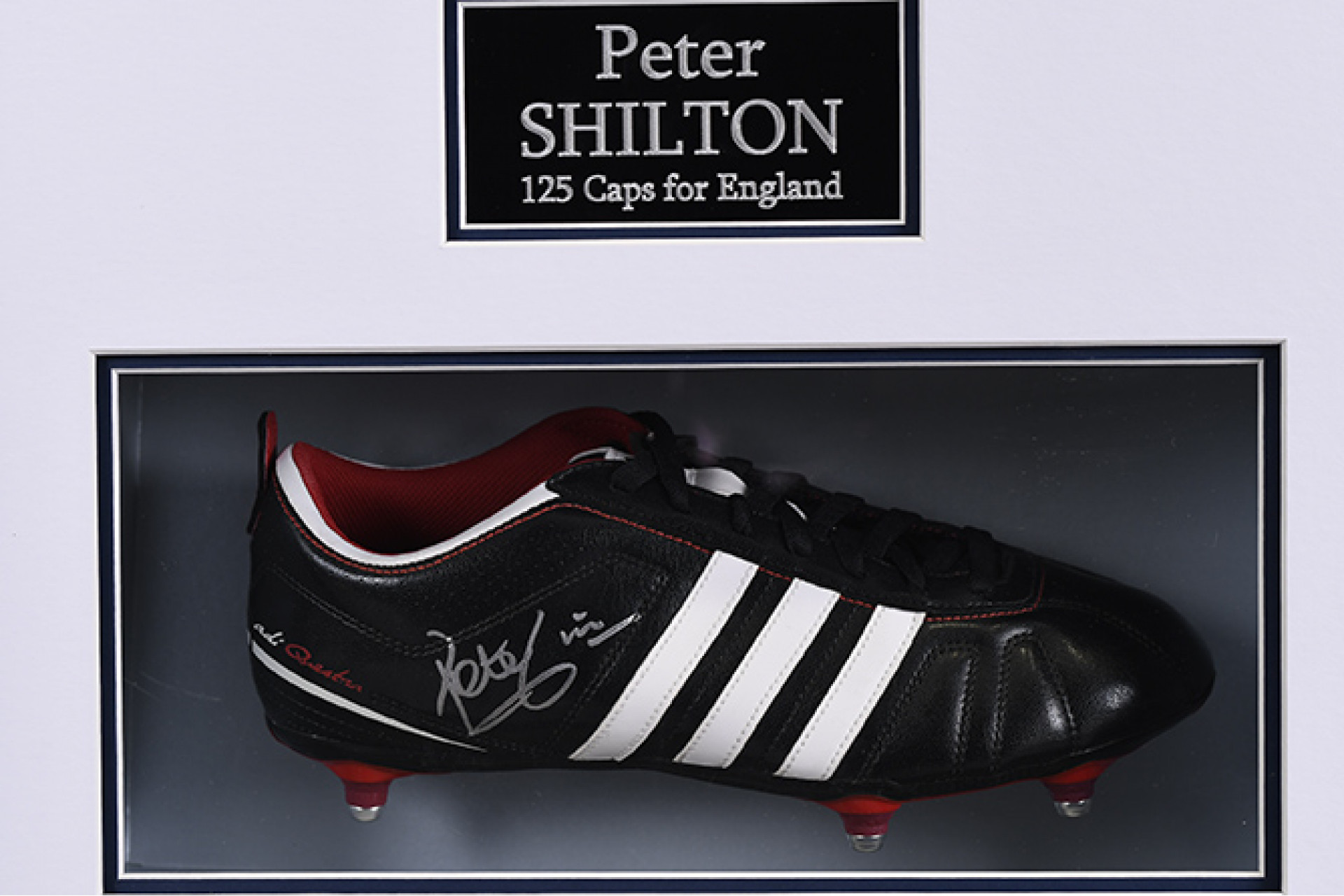 Peter Shilton Signed Boot