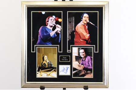 Neil Sedaka Framed Autograph