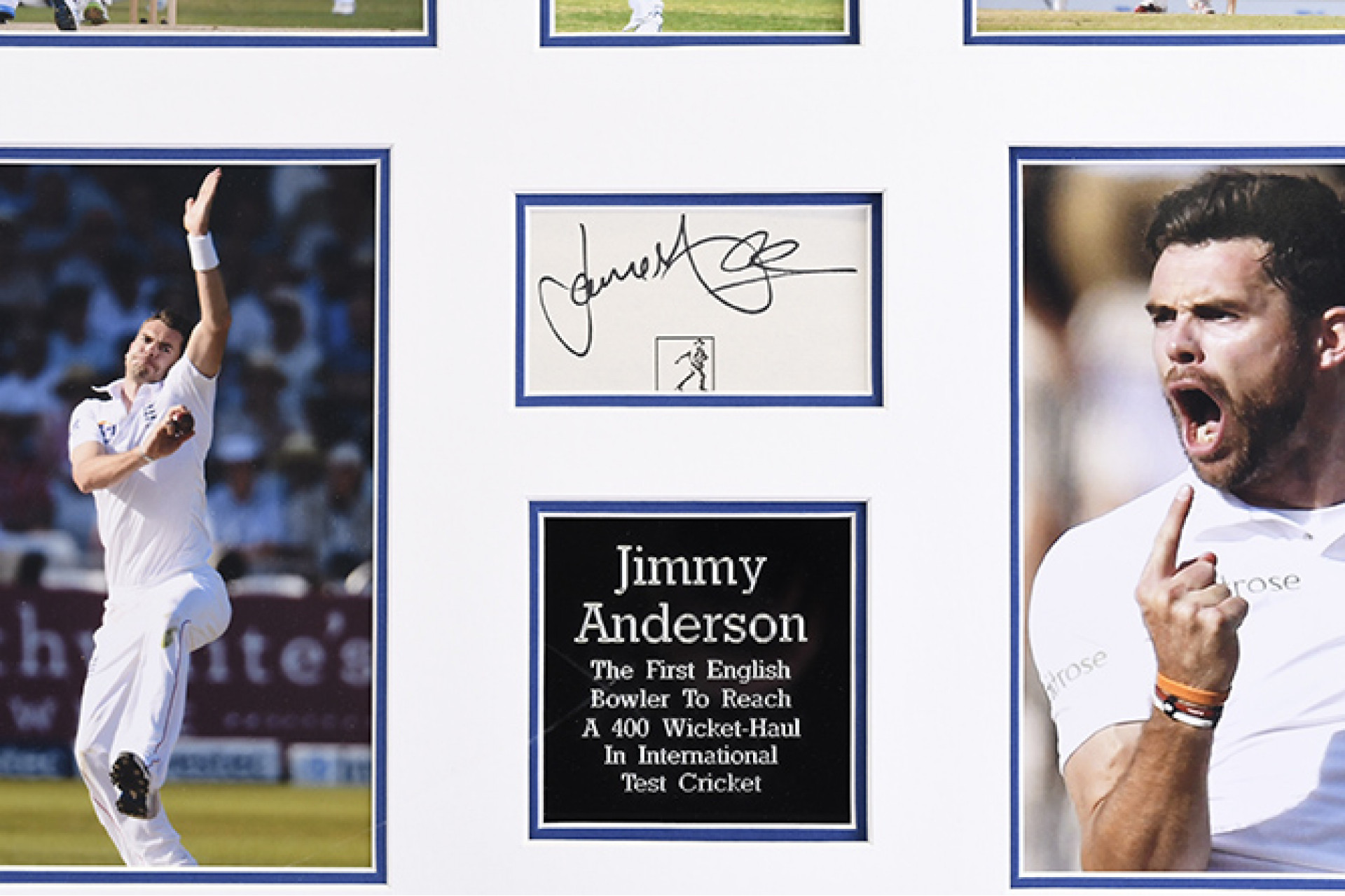 Jimmy Anderson Autograph / Photo Presentation