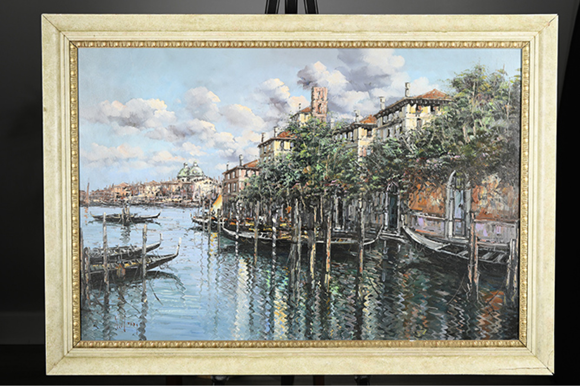 Original Italian Oil on Canvas of Venice.