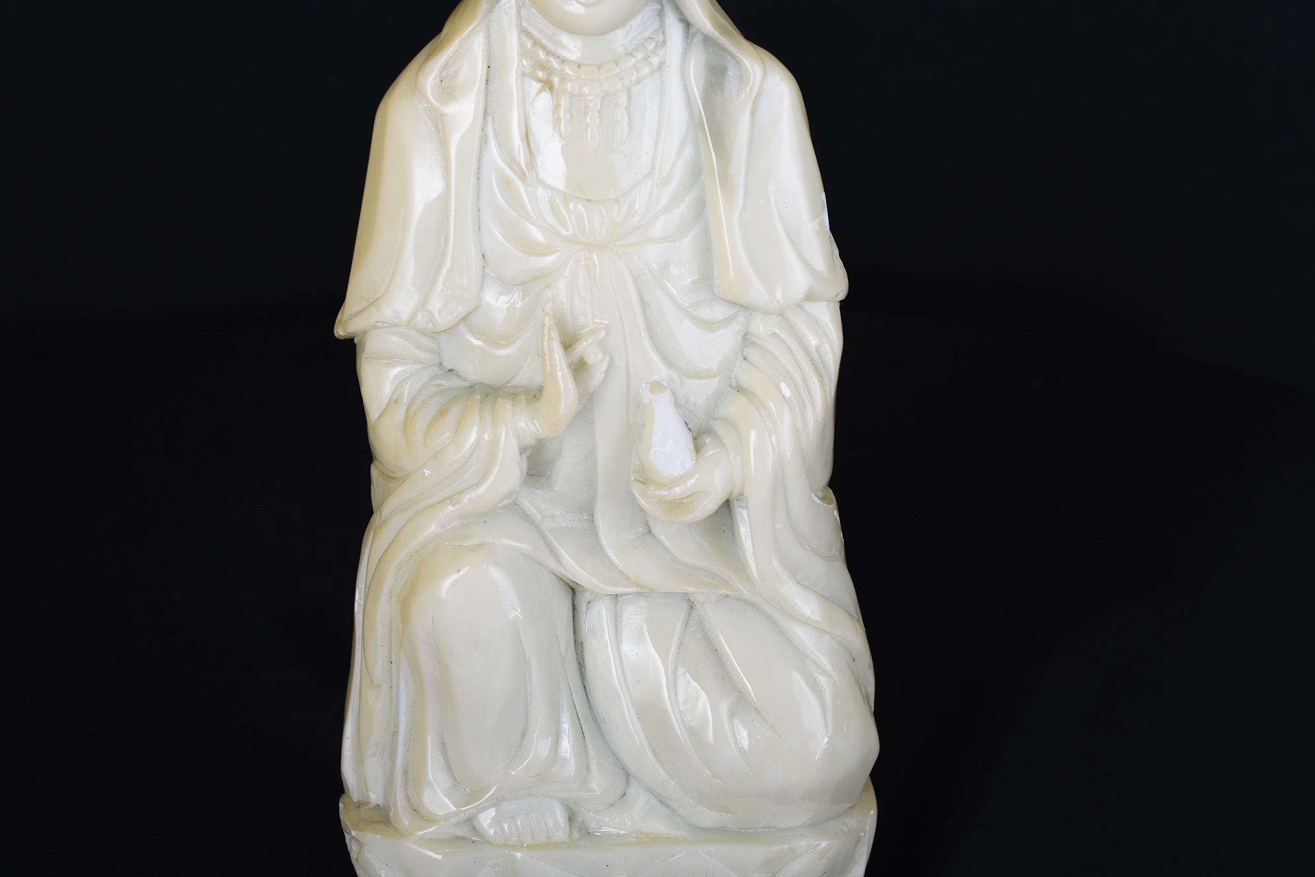 "Guan Yin" Goddess  Carving in Marble