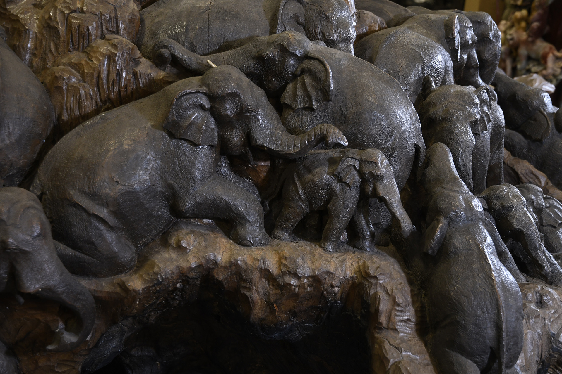 Elephant Carving