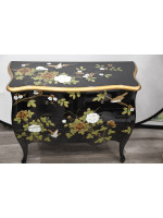 Black and Gold Hand Painted Chest