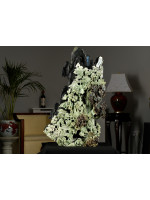 Large Jade Carving of a Temple Scene.