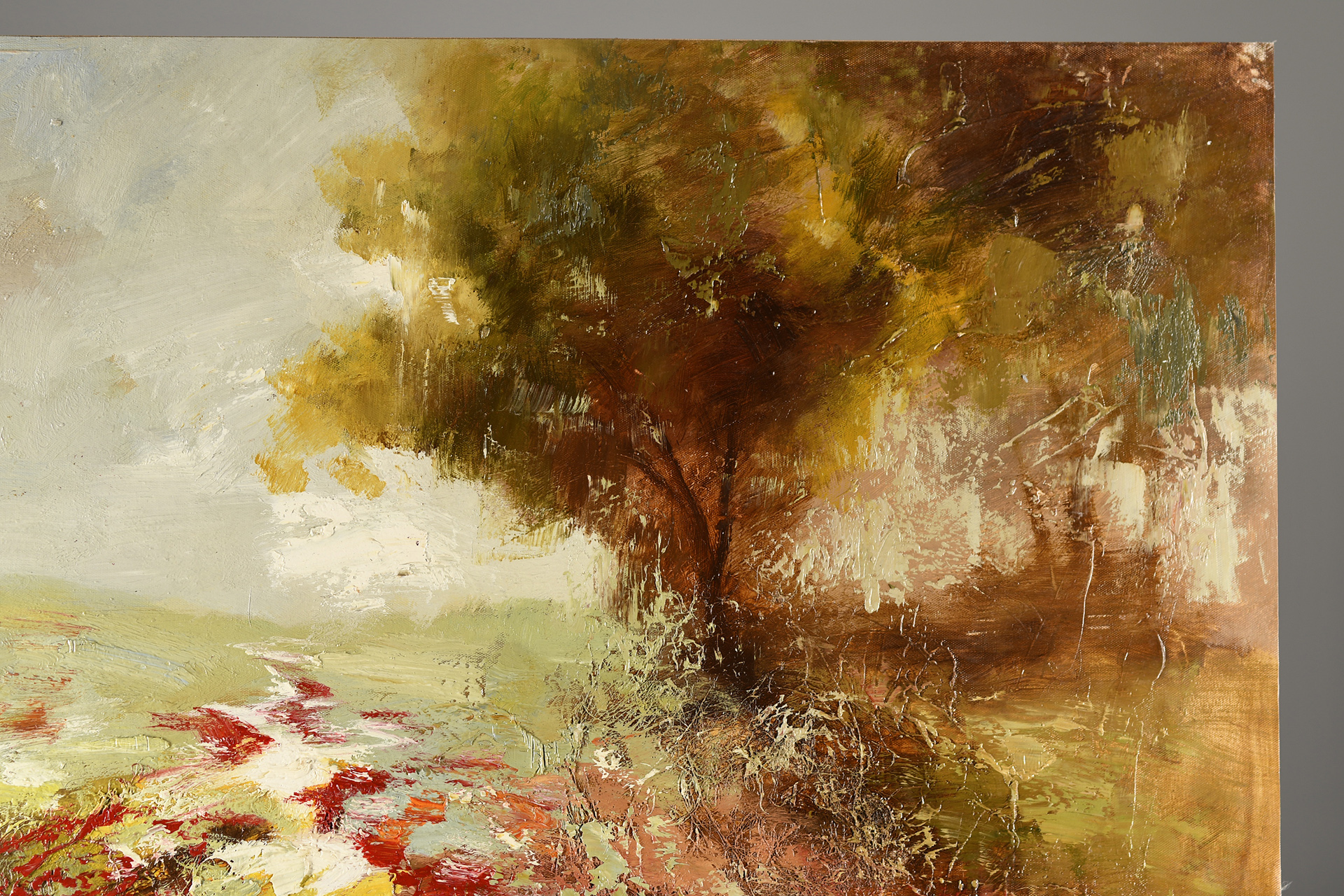 Impressionist Landscape Oil on Board