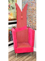 Tall Art Deco Style Chair