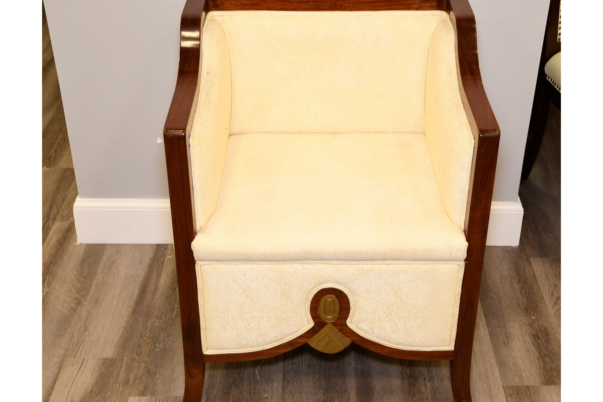 Solid Rosewood Frame Upholstered Chair