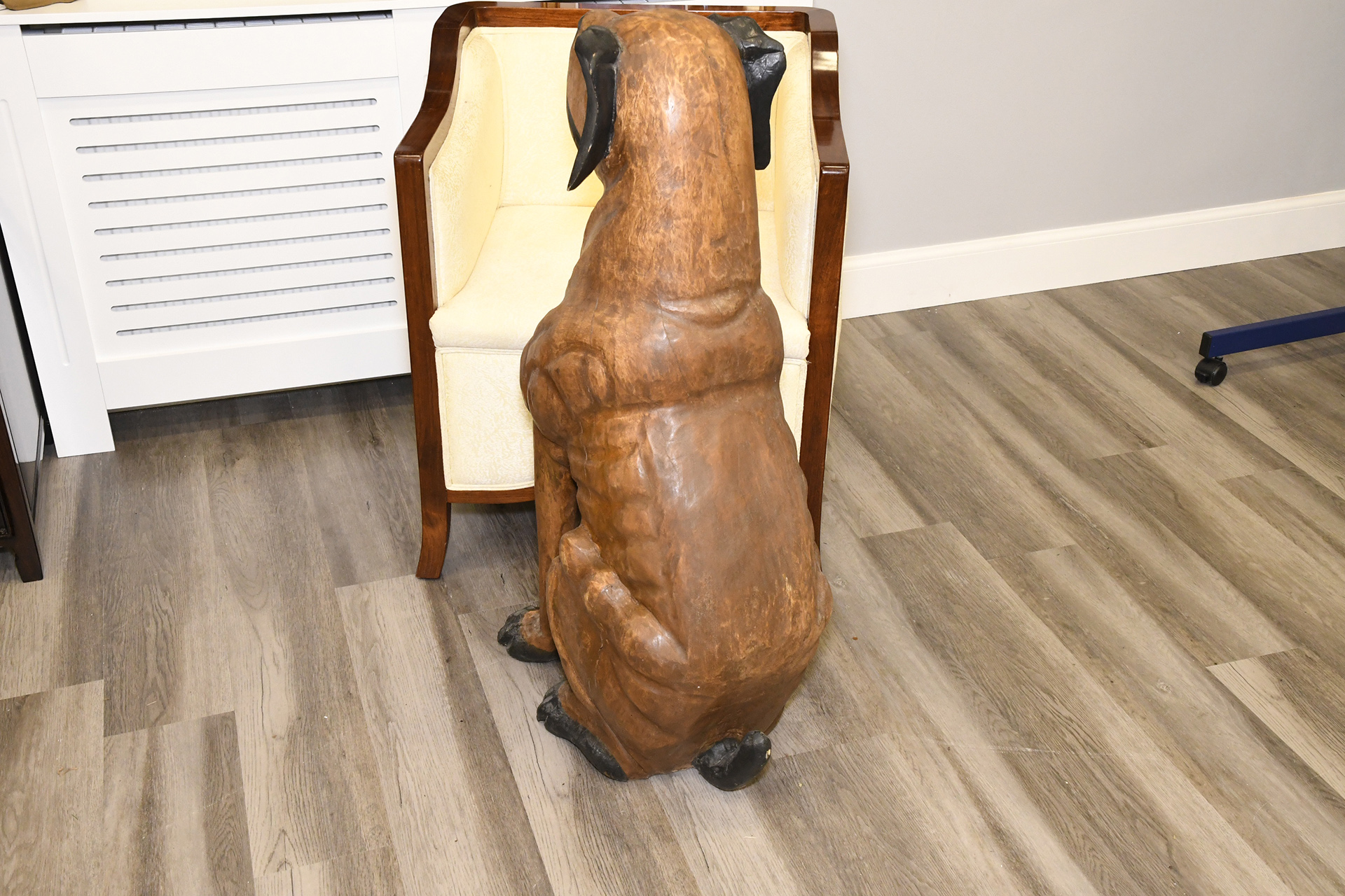 Life Size Wooden Dog