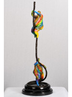 3ft Multicoloured Bronze Art Sculpture
