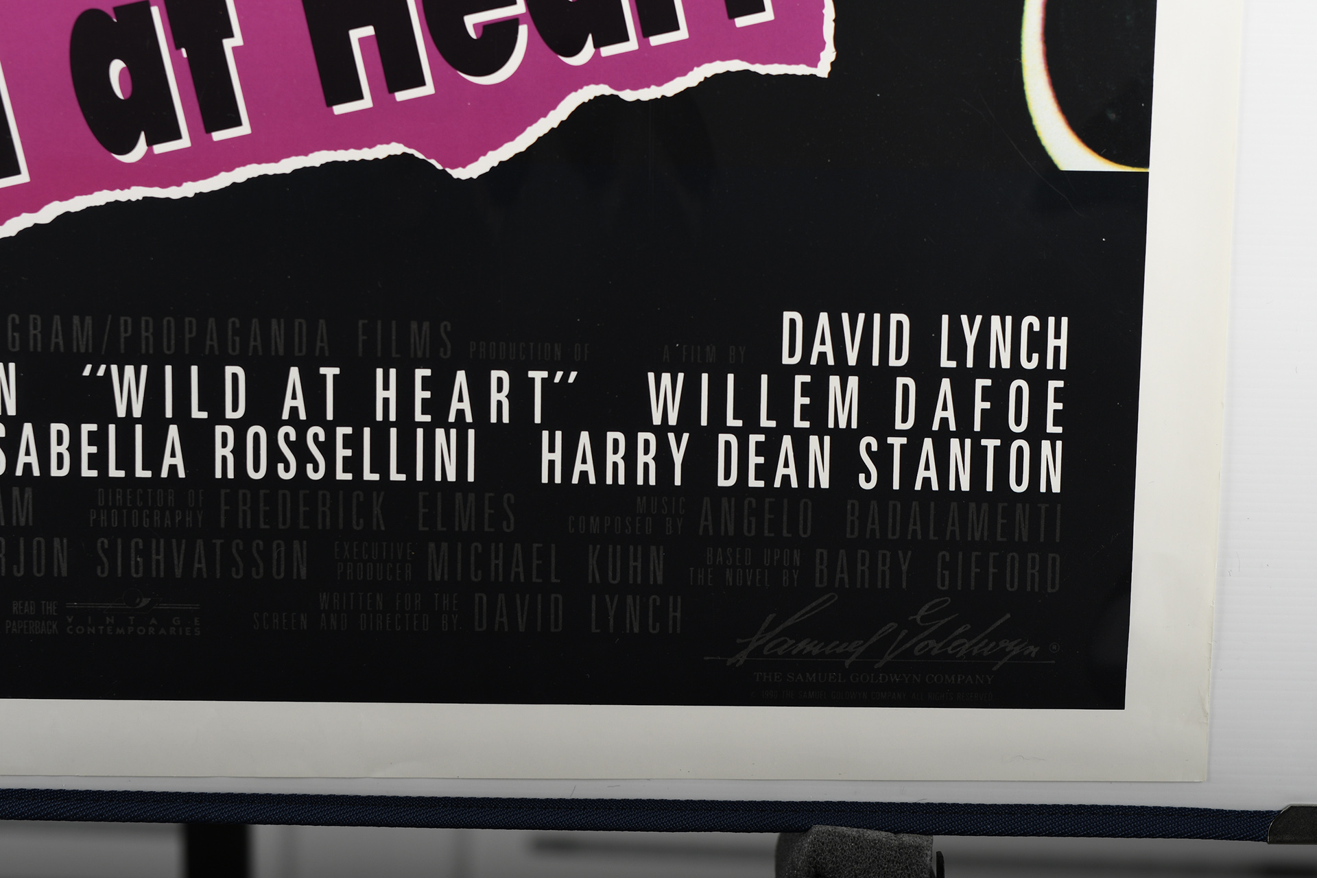 Original "Wild at Heart" Cinema Poster