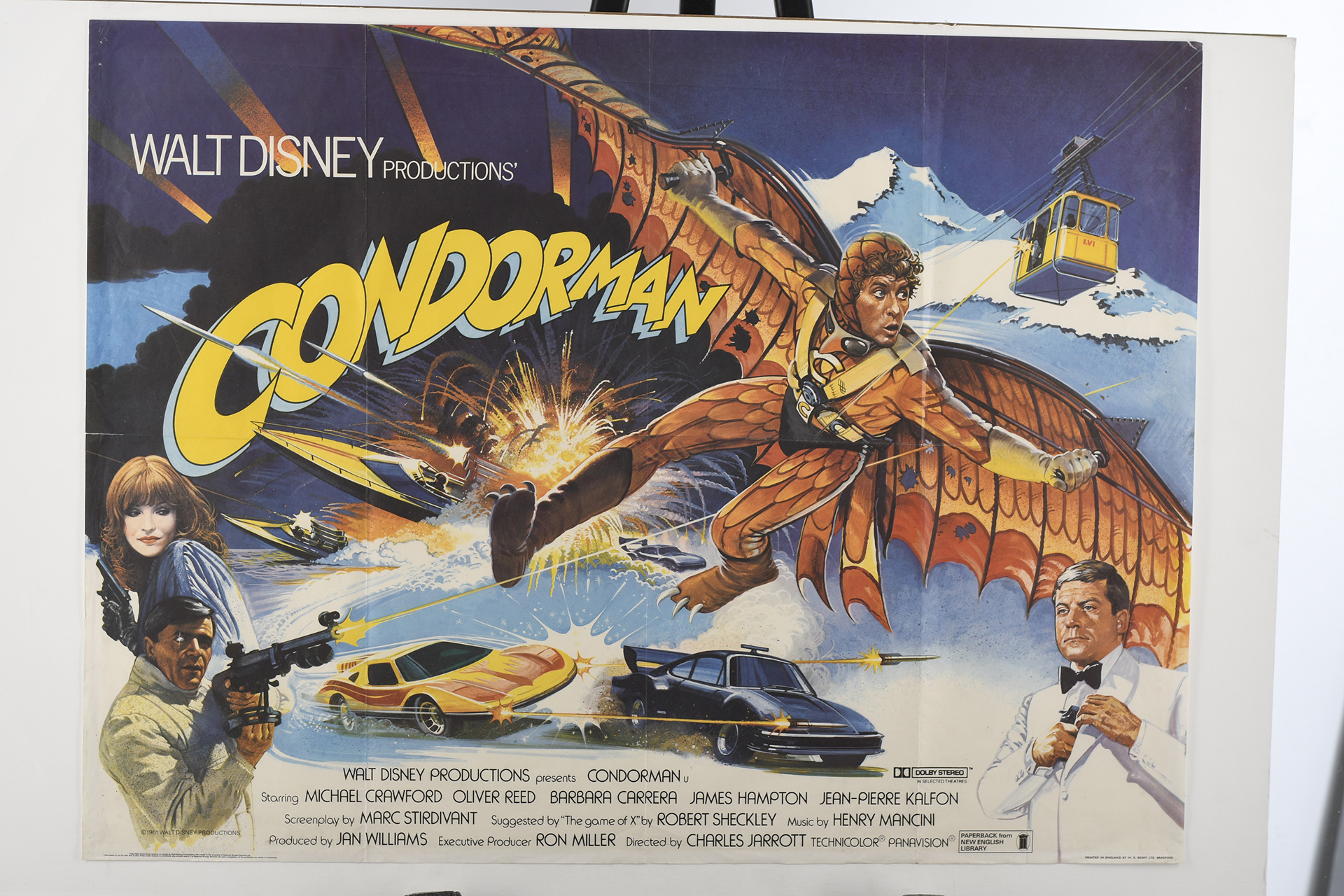 Original "Condorman" Cinema Poster