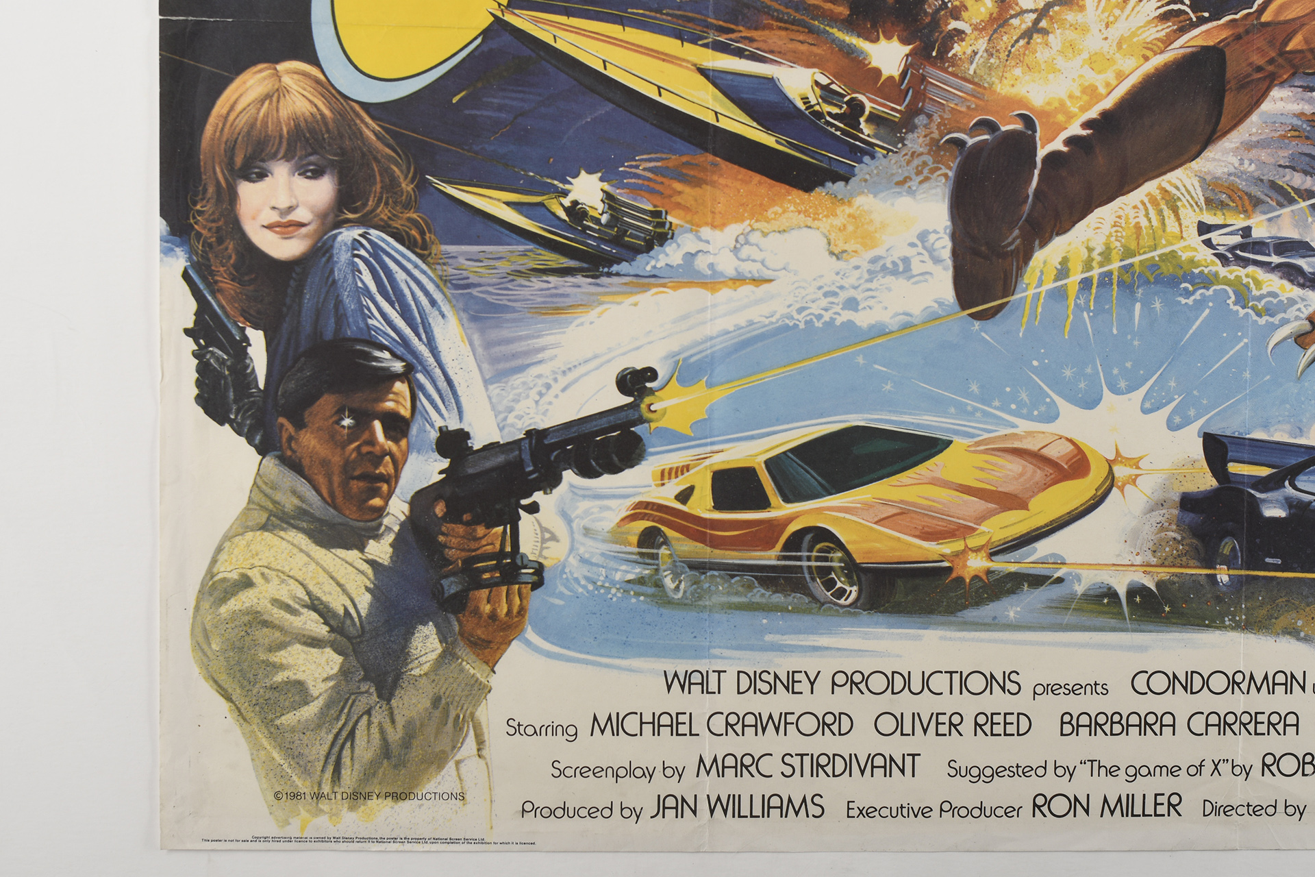 Original "Condorman" Cinema Poster
