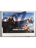Original "Licence to Kill" Cinema Poster