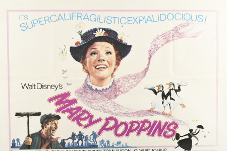 Original "Mary Poppins" Cinema Poster.