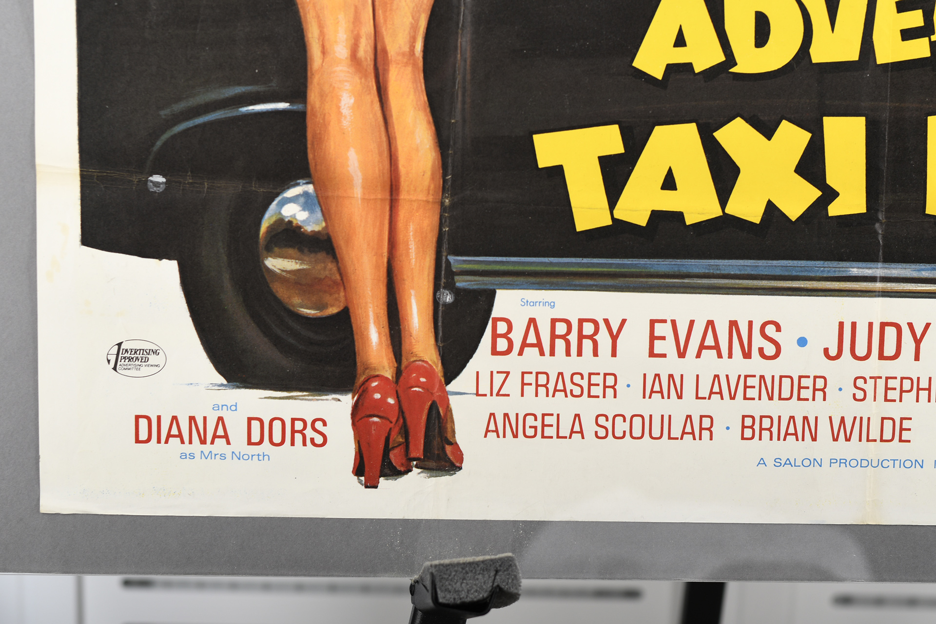 Original "Adventures of a Taxi Driver" Film Poster