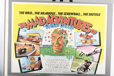 Original "The Mad Adventures of "Rabbi" Jacob" Cinema Poster