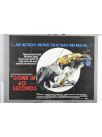 Original "Gone in 60 Seconds" Cinema Poster