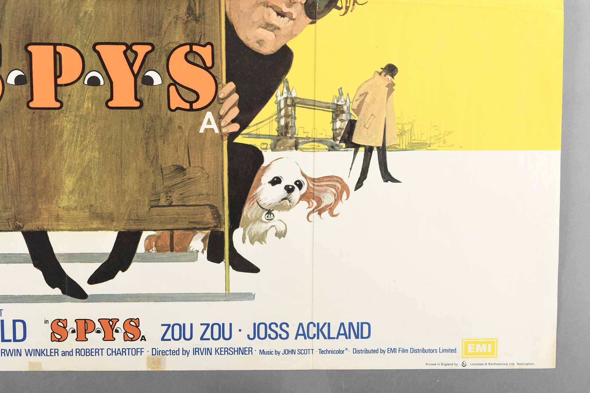 Original "Spys" Cinema Poster