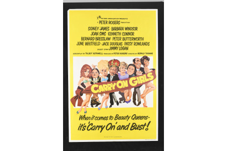 Original "Carry on Girls" Cinema Poster