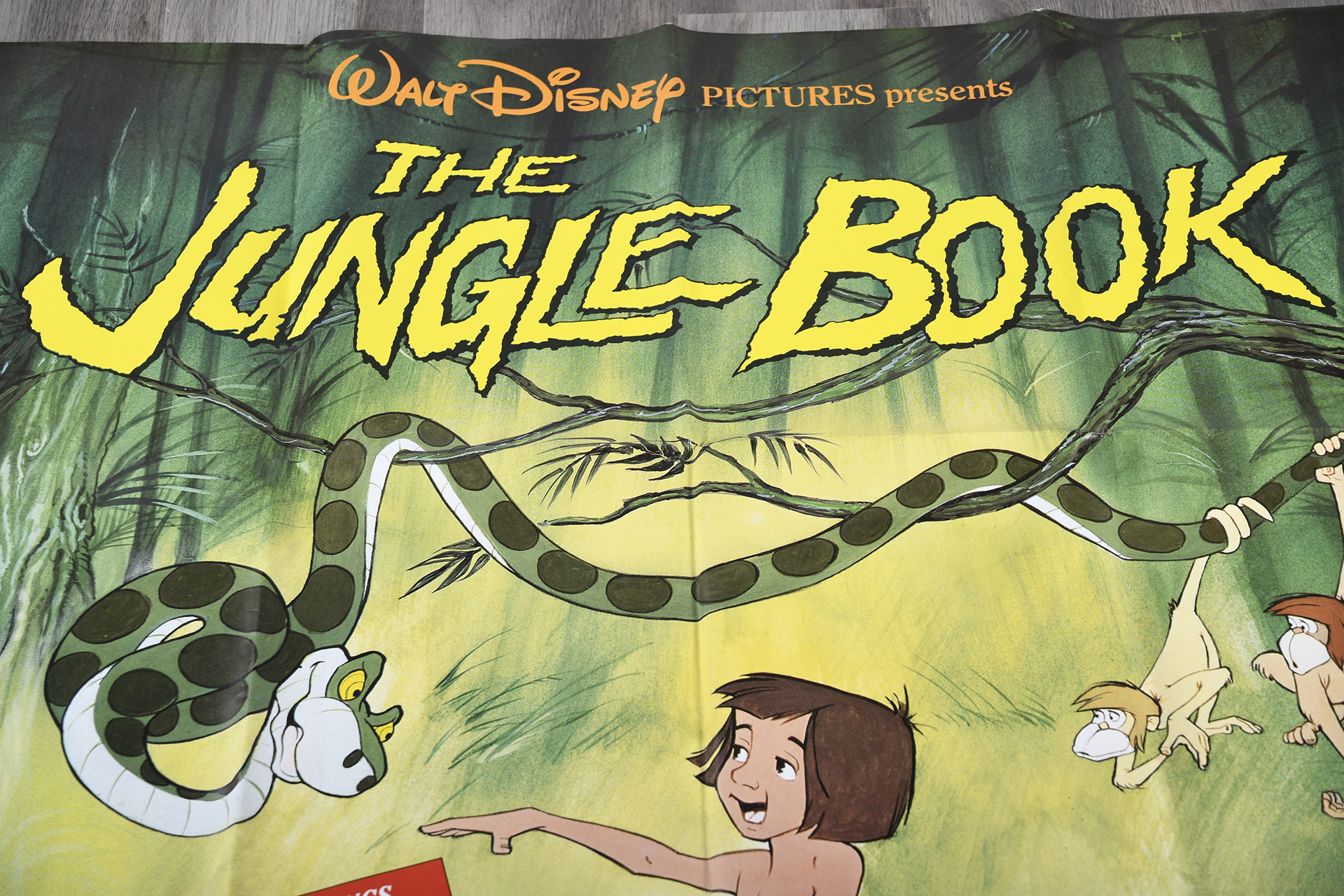 Very Rare "Jungle Book" Film Poster