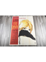 Rare Original 1962 "Vie Privee" Bridgit Bardot Cinema Poster 120 x 160