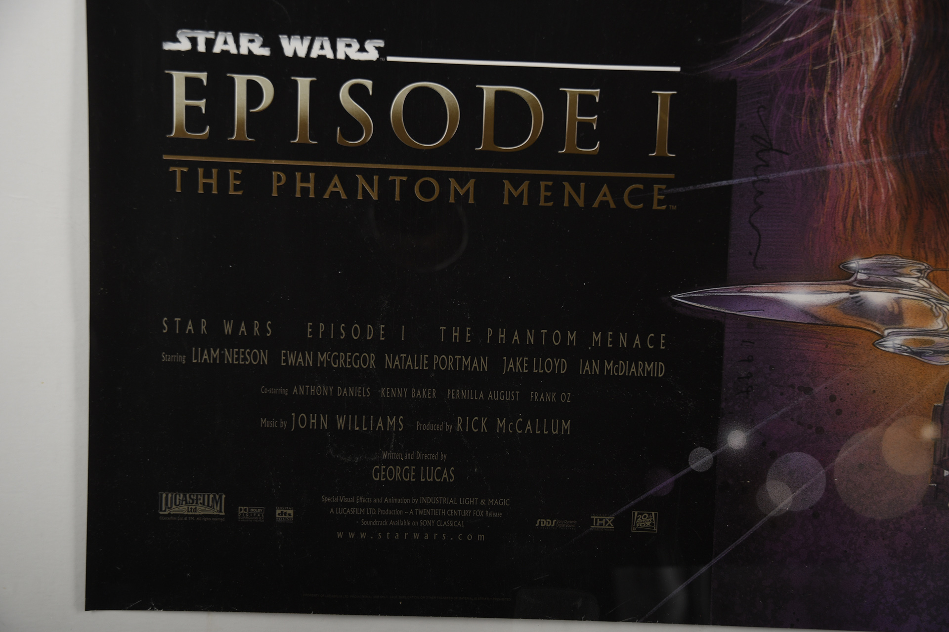 "Phantom Menace" Episode One Film Poster