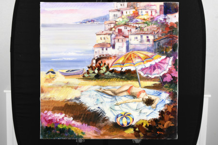 Oil on Canvas by Italian Artist Gera