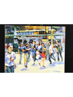 Original painting by English artist R. Lacy.