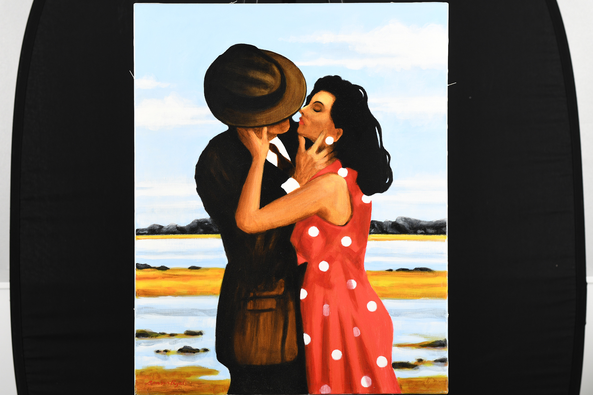 Benson Ryal Oil on Canvas "The Lovers"