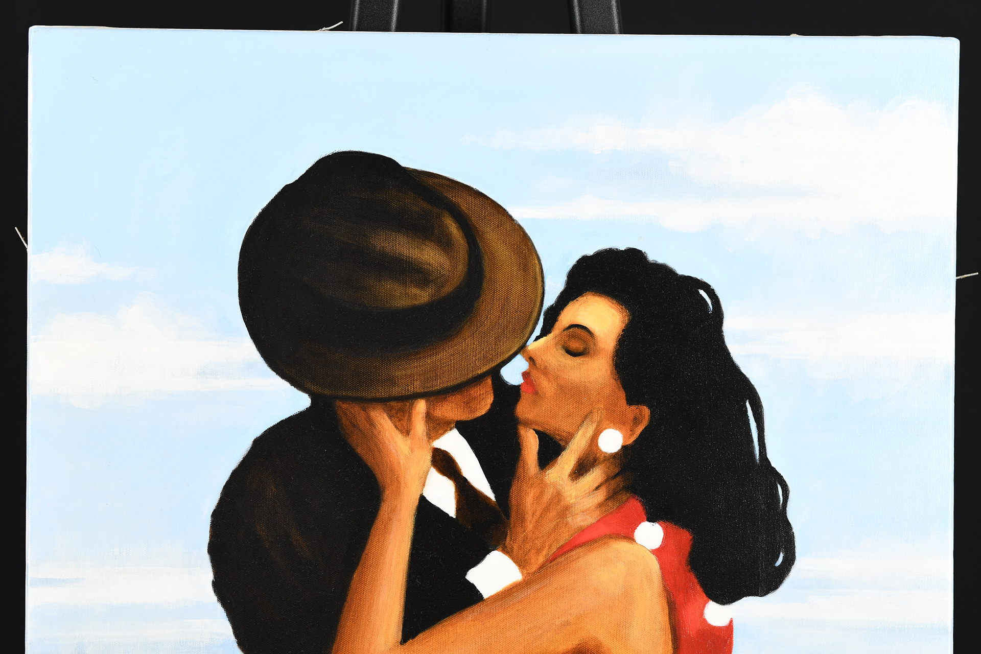 Benson Ryal Oil on Canvas "The Lovers"