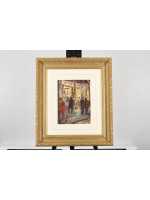 Original framed painting by Italian artist Picariello titled "Figura"