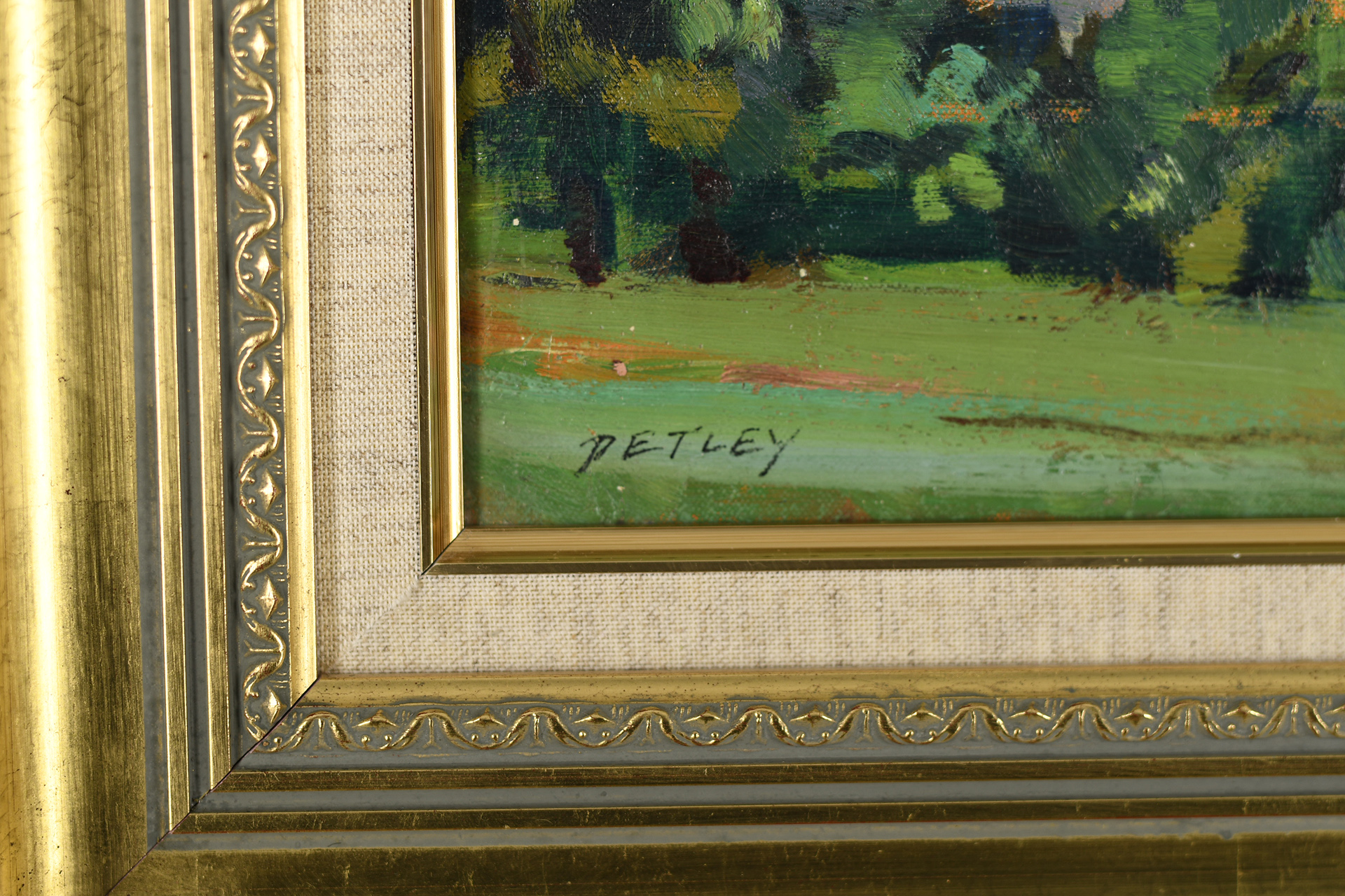 Original Framed Oil on Canvas by Petley