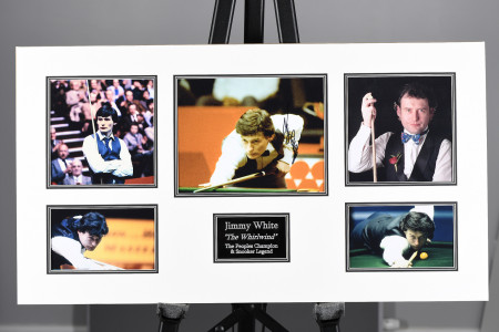 Jimmy White Presentation with Signed Photograph