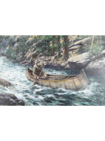 Rare Original Painting by the Late English Artist Joel Kirk.