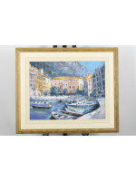 Original Framed Pastel Painting by Perot.