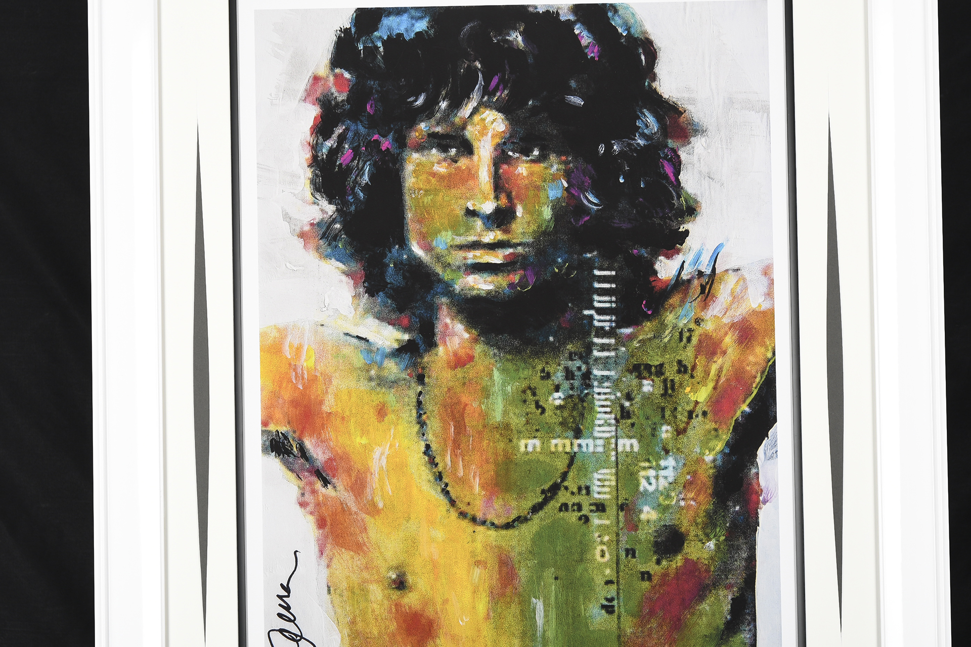 Large Authenticated Limited Edition by the Late Famous American Artist Sidney Maurer. (Jim Morrison)