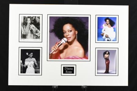 Diana Ross Unique Signed Photo Presentation