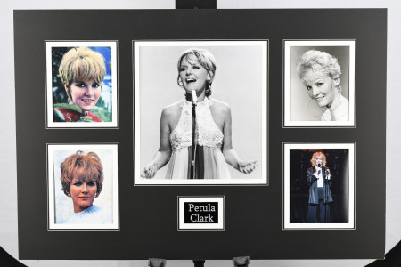 Petula Clark Signed Photo Presentation