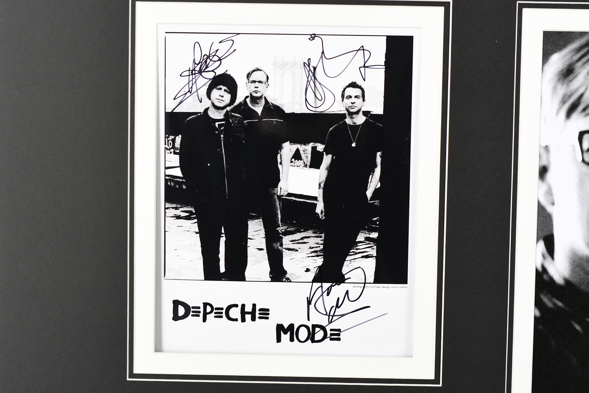 Depeche Mode Presentation with Original Band Members Signatures