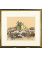 Original Pastel Painting by the Alan Brassington